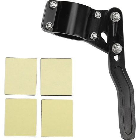 Kit de levier de clignotant en alliage d'aluminium, extension de tige de volant, modification universelle de voiture, noir (1/5)