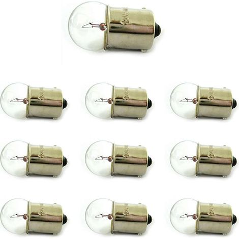 10 ampoules halogènes, 24v, 10w, ba15s, g18,5, pour camion, remorque, maagricole