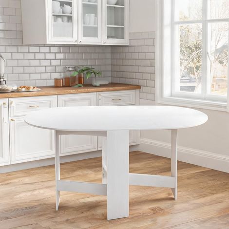 Table de salle à manger bianco en truciolato 163 x 80 x 75 cm (1/5)