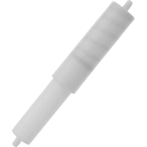1 Support papier toilette, tige coulissante réglable, design blanc moderne, pour salle de bain et cuisine (1/5)