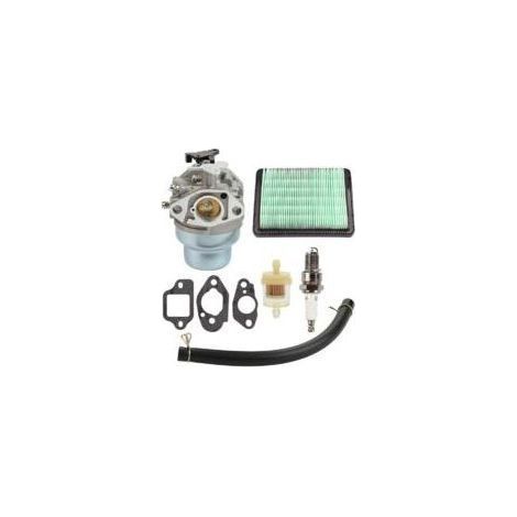 Carburateur Complet avec Joint et Bougie d'Allumage pour Honda GCV160/GCV160A/GCV160LA - Compatible avec Tondeuses HRB216 HRS216 HRR216 HRT216 HRZ216 - Kit avec Filtre à Air et à Carburant (1/4)
