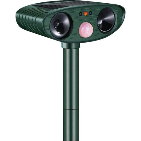 Repulsif Chat Exterieur, Repulsif Chat Solaire, Répulsif Chat Ultrason, Répulsif Ultrason Anti Rongeurs avec Détecteur de Mouvement Étanche Répulsif Chat pour Anti Chats Chiens Souris Ratons (1/4)