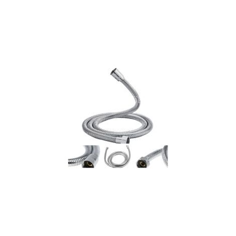 Flexible de douche 1,5M – Acier inoxydable et laiton massif – Anti-torsion et anti-vrillage – Raccord 1/2' IPS pour installation facile