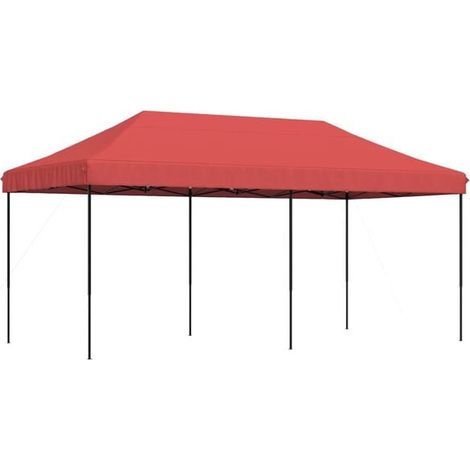 Tente pliante pop-up, bordeaux, 580 x 292 x 315 cm (1/5)