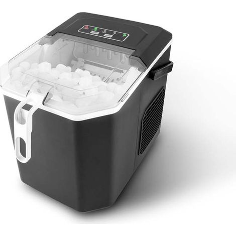 Machine à glaçons 12 kg/24 h Kitchencook CUBEO NOIR (1/5)
