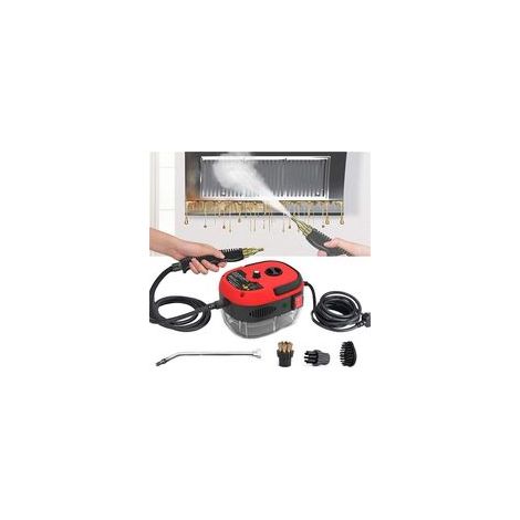 Tragbarer Dampfreiniger (1 Stück), Hochtemperatur, Hochdruck, 2500 W, 1000-ml-Tank, für Küche, Klimaanlage und Auto (1/5)