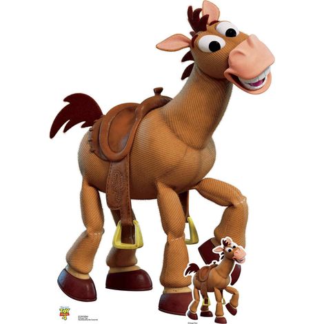 Figurine en carton Toy Story 4 - Pile-Poil Hauteur 134 CM