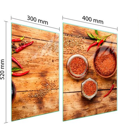 PLACA PROTECTORA DE VIDRIO PARA ESTUFA 70x52 CHILLI (1/5)