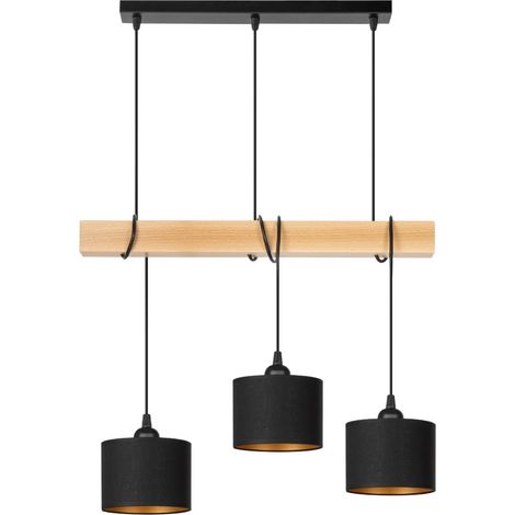 Tornado AM3PB Lampe schwarz-goldene Buche (1/5)
