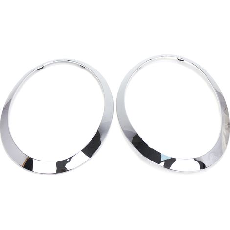 BEBUSINGOTO Zoternen Anneau de garniture de phare de remplacement, 2 pièces, pour BMW MINI COOPER F55/F56/F57 2014-2021 OEM 51137300631, 51137300632, 51712355791, 51712355798 (1/5)