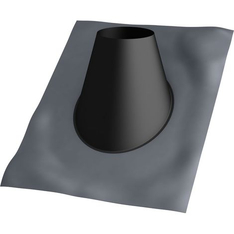 JONCOUX Solin plomb XL - Apollo Pellets 2.0 - Ø80 mm - pente 25 à 45° - RAL 9017