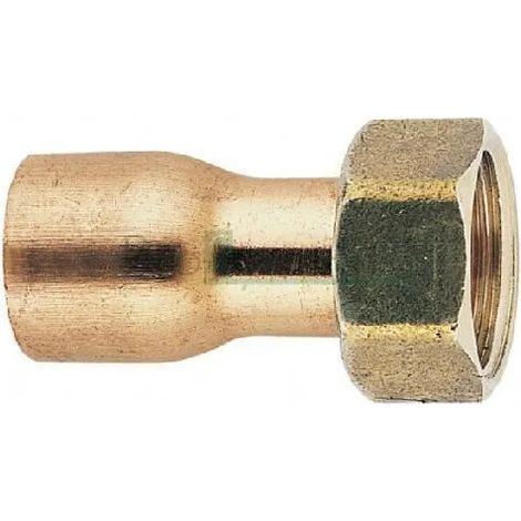 Raccordo 2 pezzi manicotto di rame 15X21/12