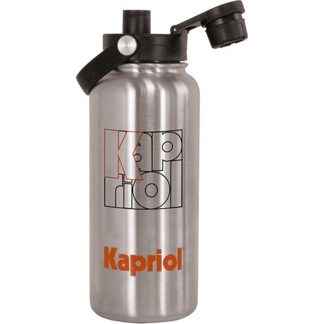 Kapriol – Gourde isotherme 1L en métal – Conserve boissons chaudes et froides – Idéale pour sorties sportives et trajets quotidiens