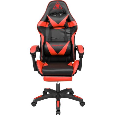 Silla gaming Kruger & Matz GX-150 negra/roja (5901890078818) (1/5)