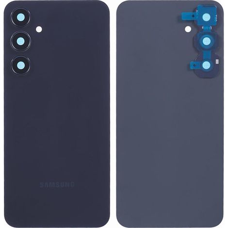 Pour Samsung Galaxy A35 5G A356 Boîtier de batterie avec couvercle d’objectif d’appareil photo - Noir (1/5)