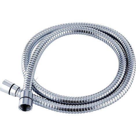Triton Shower Hose 1.5m Metre Metal Stainless Steel Anti Twist Chrome Modern (1/2)