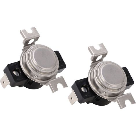 Lot de 2 interrupteurs de thermostat automatiques sensibles KSD302R à double plaque métallique, contrôle de température 250 V 25 A 90 °C (1/5)