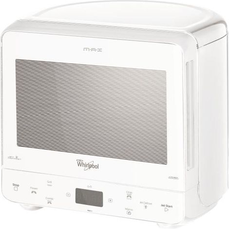 Whirlpool – Micro-ondes à poser 13 L – Puissance 700 W – Gril quartz – Technologie Crisp pour cuisson croustillante – Plateau tournant 28 cm