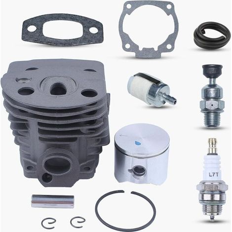 Ensemble cylindre, bloc-cylindres, chemise de cylindre et kit piston pour tronçonneuse Husqvarna 50, 51 et 55 - Pièces de rechange pour la révision des moteurs Husqvarna Classic (1/5)
