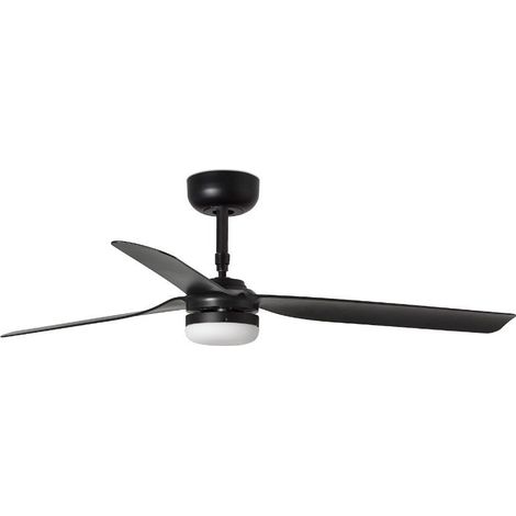Faro Barcelona – Ventilateur de plafond PUNT LED 130 cm – 3 pales ABS – Télécommande – 6 vitesses – Fonction été/hiver – Éclairage LED 18W 1300lm