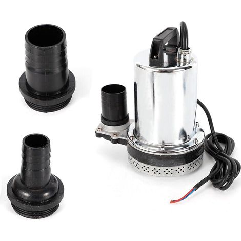 Bomba de aguas residuales, bomba sumergible, bomba para pozo, bomba de jardín, 6000 l/h DC12V 180w, bomba de agua de alta presión de 6000 l/h para piscicultura, bomba sumergible para agua limpia