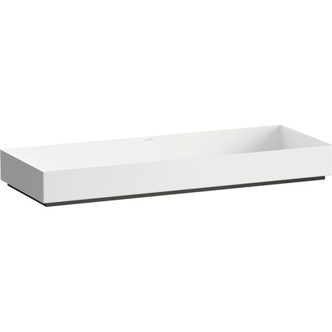 LAUFEN METAPHOR lavabo, rectangular, sin agujero para grifo, sin (1/2)