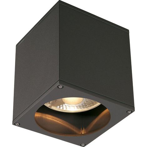 Plafonnier extérieur BIG THEO gris GU10/QPAR111 75W max IP44 - SLV - 229555 (1/3)