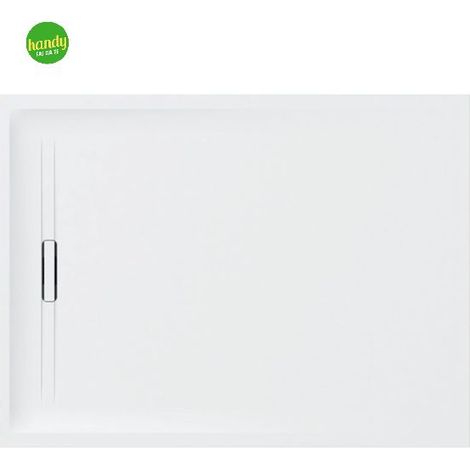 Piatto doccia rettangolare effetto pietra bianco modello sestra h4 cm 70x100 GEBERIT (1/3)