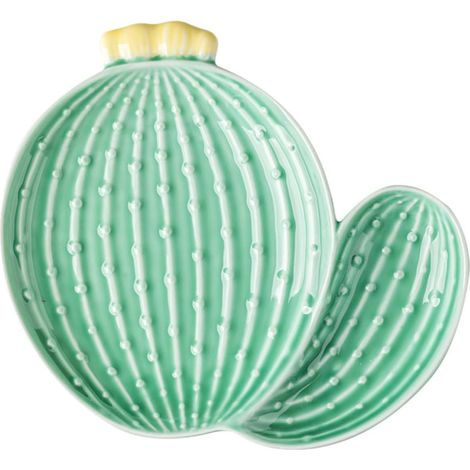 en céramique verte en forme de cactus idéale pour la maison (1/5)