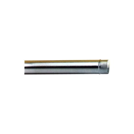 TUBO STUFA ZINCATO 0,5 MM - 110 MM
