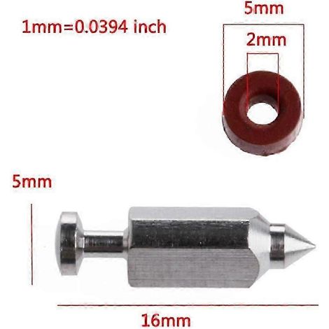 Kit de siège d'aiguille de pointeau de carburateur de haute qualité pour tondeuses à gazon Briggs & Stratton 398188 (1/4)