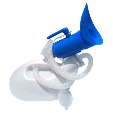 Portable Urinal for Women and Men, 2000ml, Portable Urinal Bottle with Lid and Tube, Urine Bottle for Bedridden Adults, Travel Urinal for Car and Camping (1/5)