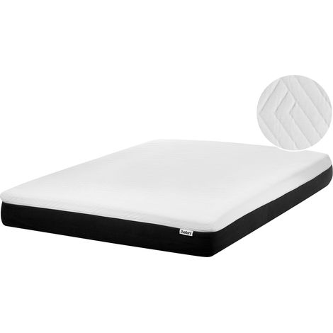 Colchón de espuma de latex medio con funda extraíble con cremallera 140 x 200 cm Cozy (1/5)