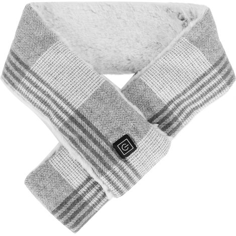 Écharpe Chauffante USB Lavable, Cache-Cou Intelligent pour Hommes et Femmes - Gris Taille Unique (1/5)