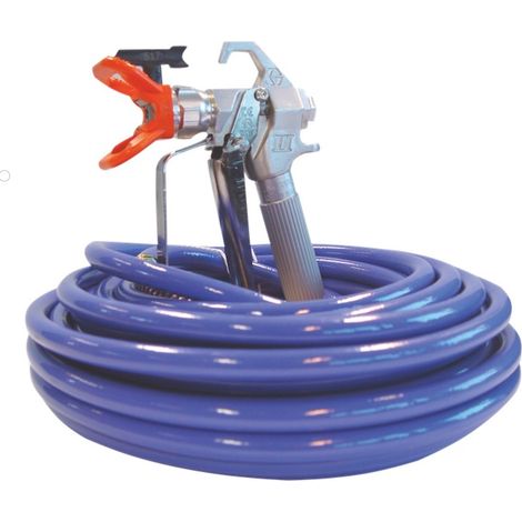 GRACO STANOWISKO MALARSKIE PISTOLET CONSTRACTOR + WĄŻ BLUEMAX II 15m + KOŃCÓWKA BICZOWA 0,9m