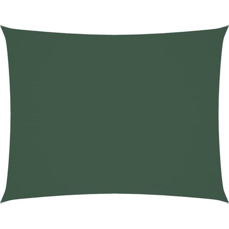 Maison Exclusive - Parasole a Vela Oxford Rettangolare 3,5x4,5 m Verde Scuro