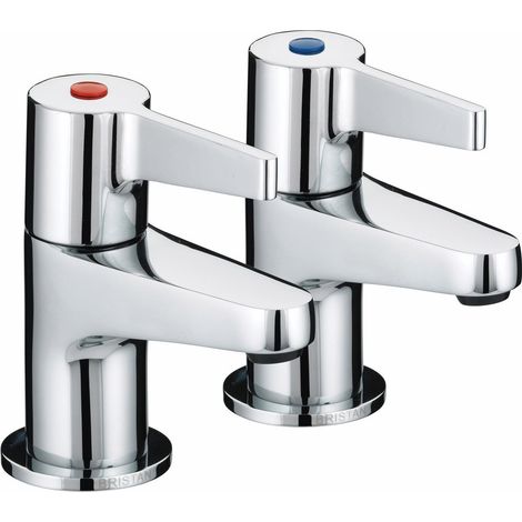 Bristan Design Utility Lever Bath Taps - Chrome Plated (1/2)
