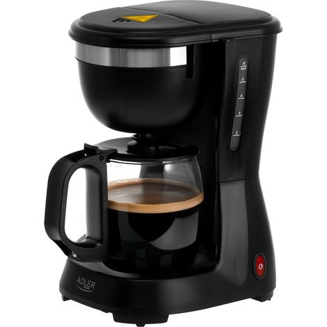 Cafetera goteo ad4381, negra, 6 tazas, 600 w