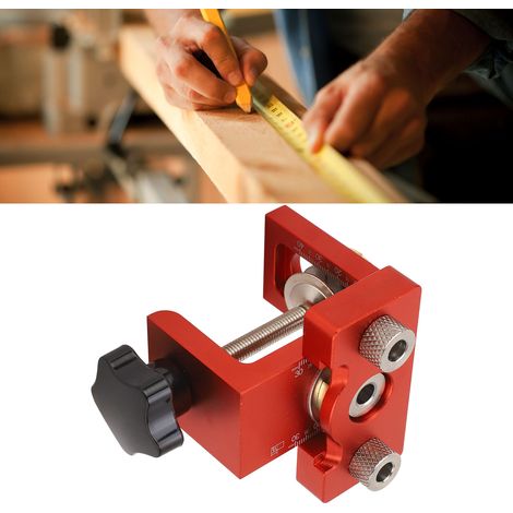 Perceuse à bois, connecteur trois-en-un, ouvre-trous ronds, outil d'assemblage de panneaux de meubles. (1/5)