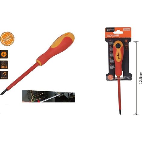 Trade Shop - SCHLUSSANTRÄGE ZUR ERGEBNISSE 5" ISOLATO CROCE 5X125MM PUNTA MAGNETICA 91890 -