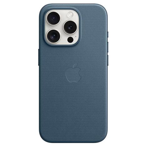Apple Feingewebe Case iPhone 15 Pro mit MagSafe Pacific Blue, MT4Q3ZM/A