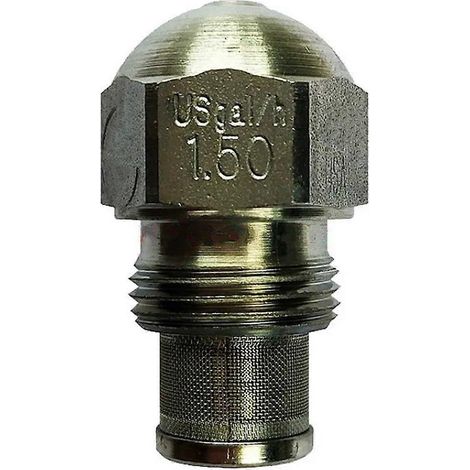 Compatible avec les buses de brûleur de moteur diesel de chaudière de 0,65 pouce, pulvérisation atomisée à 60°, accessoires industriels en acier inoxydable. (1/2)