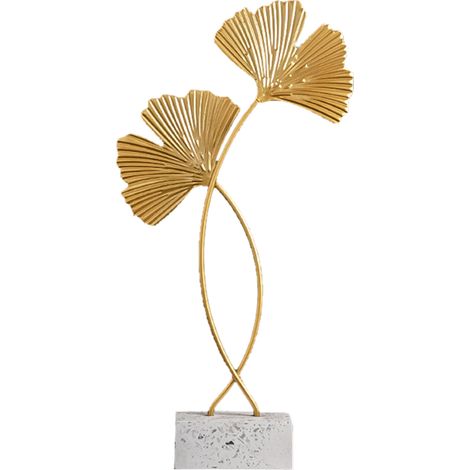 Tischdekoration aus vergoldetem Eisen in Baumform, handgefertigtes Ornament für den Innenbereich, 28 x 14 cm (1/3)