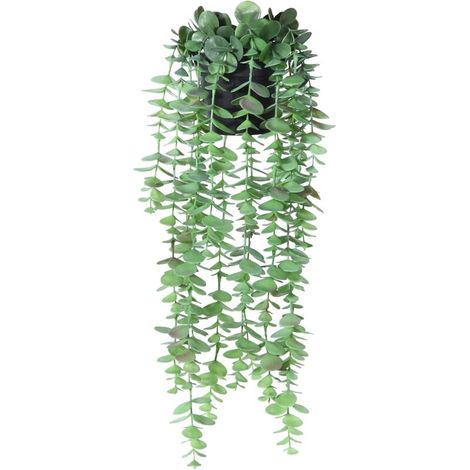 Eucalyptus Artificiel, Plante Tombante Artifici en Pot,Guirlande Feuilles Artificis pour Décoration de Mariage, Fêtes d'anniversaire, Salon, Couloir, Jardin(1 Stück ) (1/5)