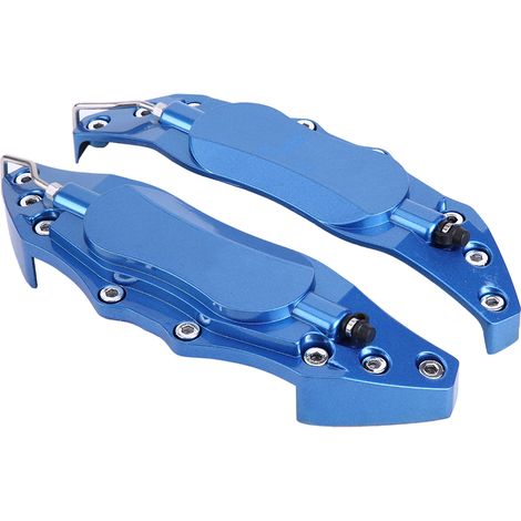 2 pièces Cache-étrier de frein en aluminium pour voiture, moyeu de roue 16-17 pouces taille moyenne (1/5)