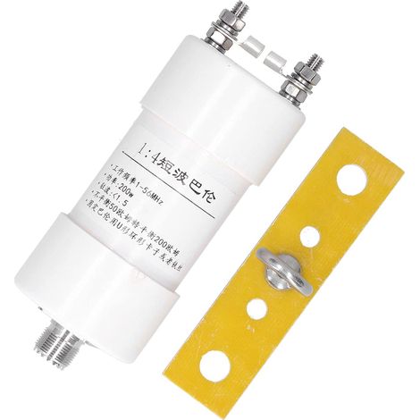 ABS Balun Impedance Converter 50Ω to 200Ω 1 to 56MHz 200W (1/5)