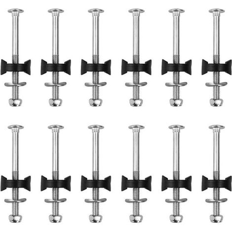 12 vis pour trampoline, fixations pour trampolines de jardin, en acier galvanisé, pour trampolines de toutes tailles (1/5)