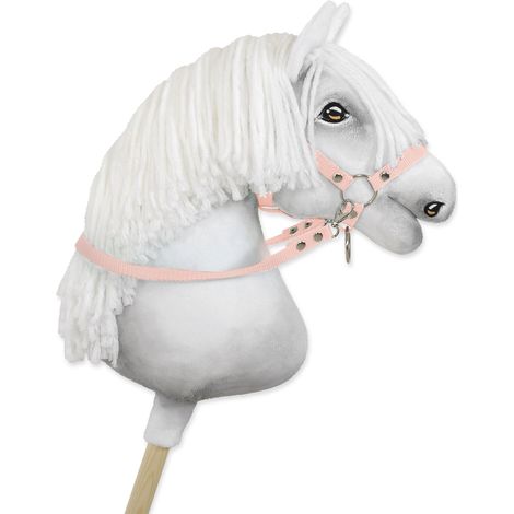 Riendas para caballito de juguete - Rosa empolvado (1/3)