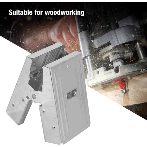 Lot de 2 équerres chevalet d'établi support étalage kit accessoires outillage bois (1/5)