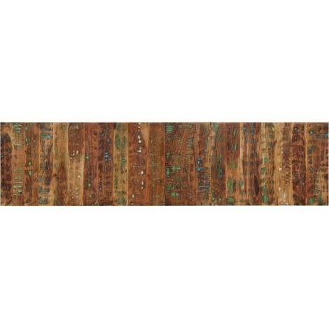 vidaXL Tête de lit multicolore 200 cm bois massif récupération